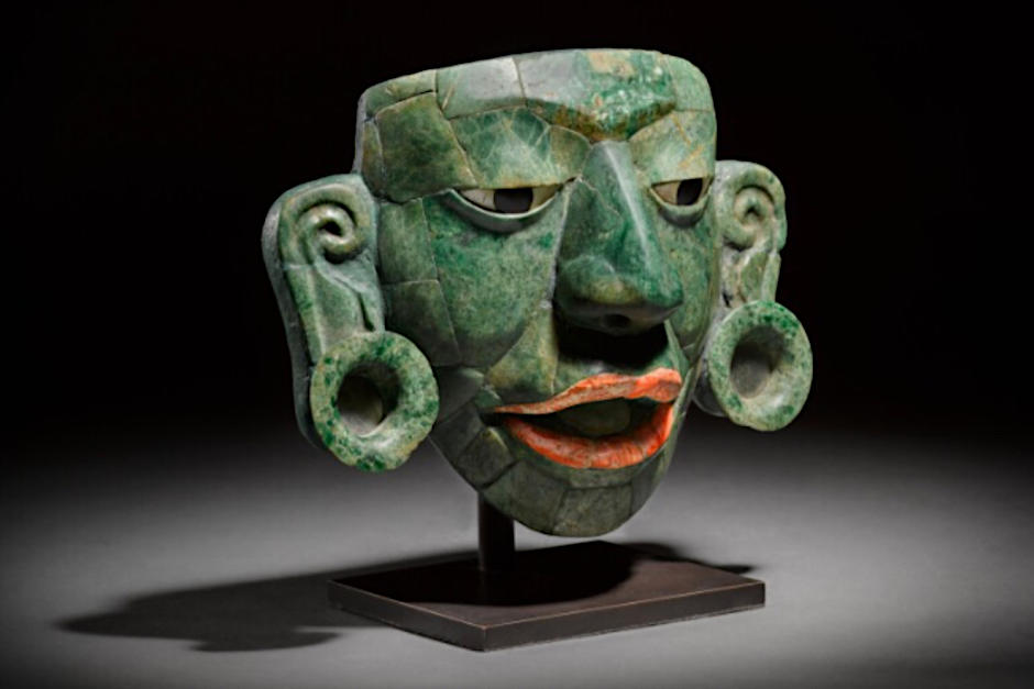 Preocupa que el mascarón maya pueda ser de Guatemala. (Foto: Sotheby's)