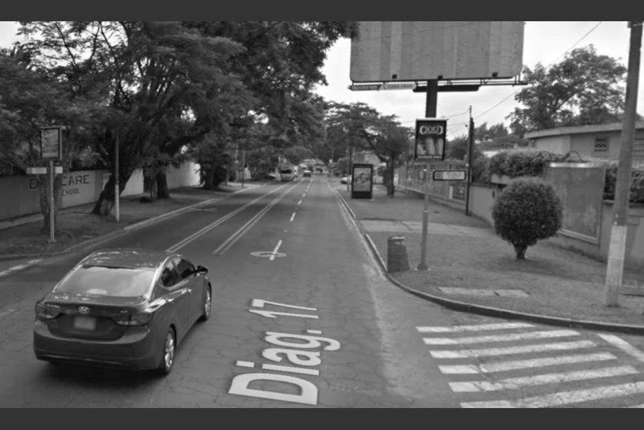 El hombre que resultó gravemente herido en un ataque armado en la zona 11 capitalina. (Foto ilustrativa: Google Maps)