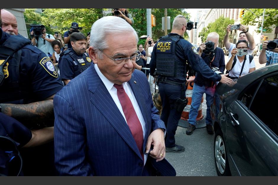 El senador demócrata Bob Menéndez es declarado culpable. (Foto: AFP)