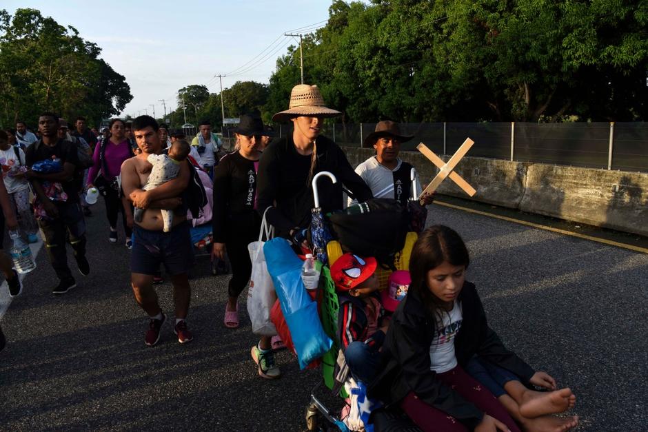 Cientos de personas han migrado de México a Guatemala, debido al a violencia provocada por el narcotráfico Chiapas. (Foto: AFP)