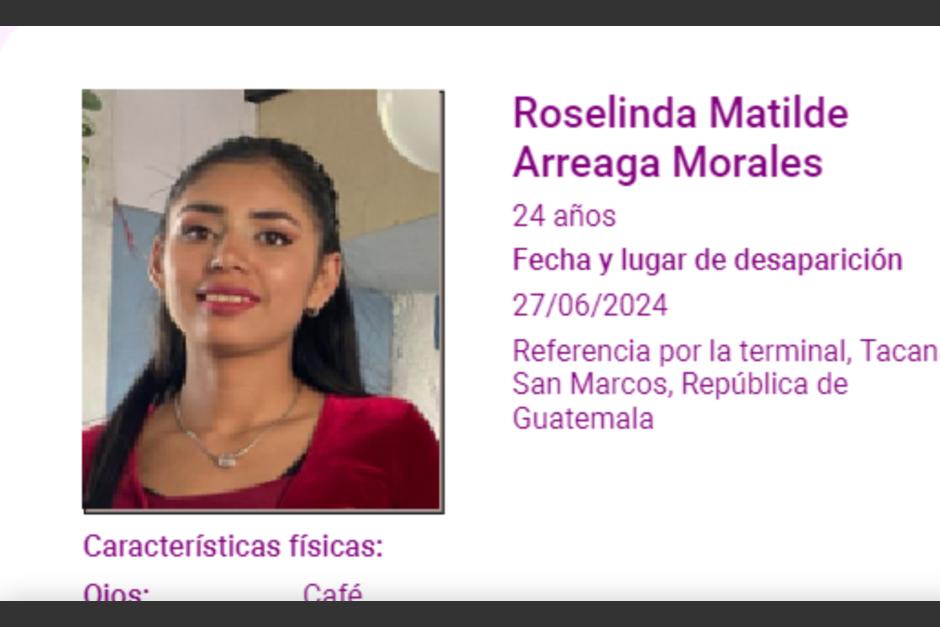 Piden ayuda para localizara Roselinda Arreaga, desaparecida junto con sus dos hijos. (Foto: Isabel-Claudina)&nbsp;
