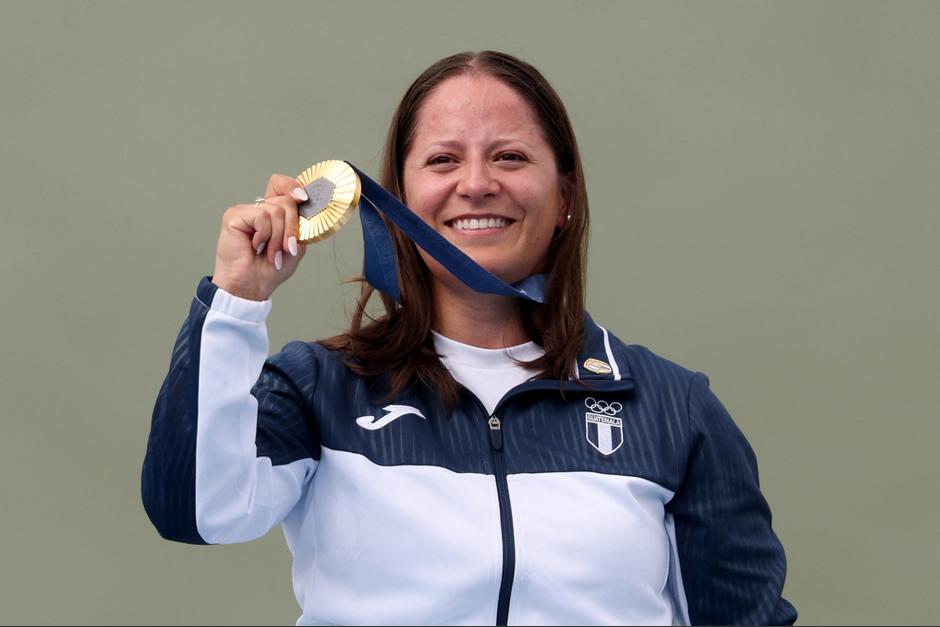 Adriana Ruano también rompió récord olímpico en París. (Foto: AFP)