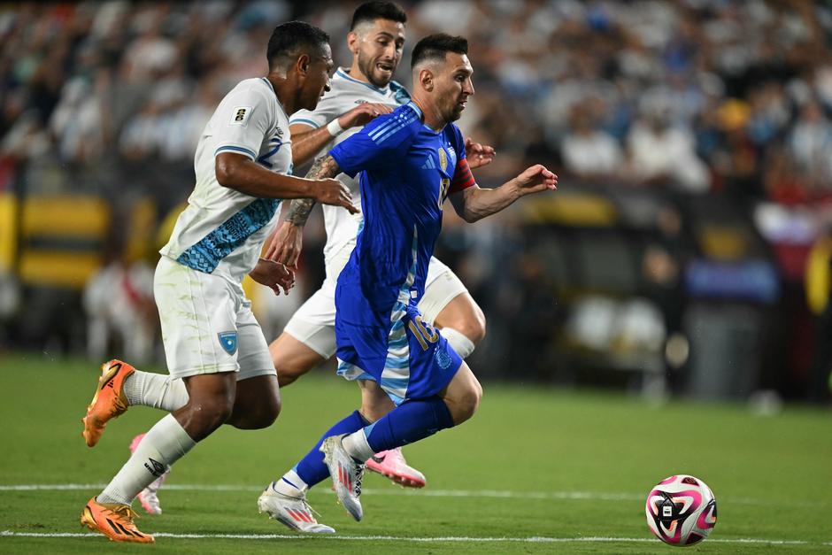 El capitán de la albiceleste destacó el planteamiento de Guatemala. (Foto: AFP)