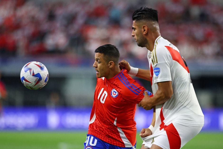 Chile y Perú empataron sin goles en su partido por la Copa América disputado este viernes 21 de junio. (Foto: AFP)
