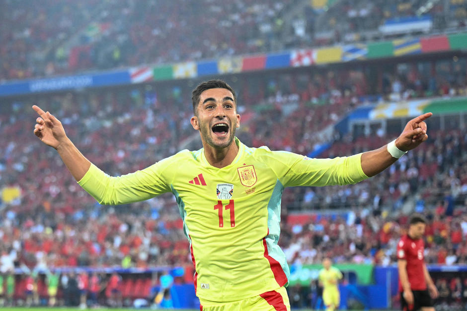 El español Ferran Torres anotó su primer gol en esta Eurocopa 2024. (Foto: AFP)
