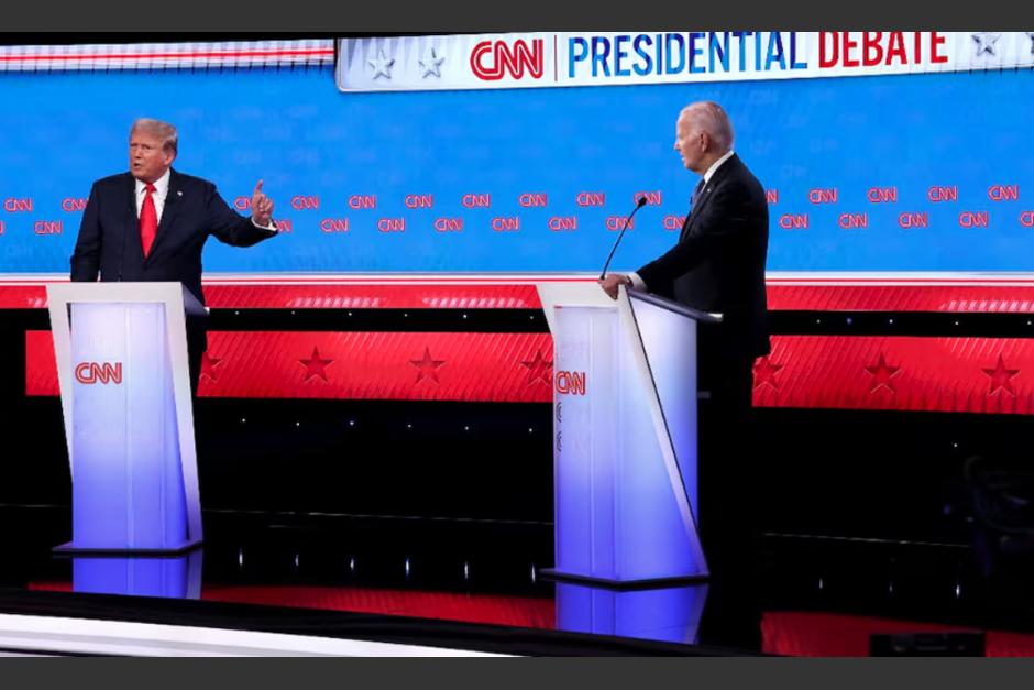 Ocurrieron tensos momentos&nbsp; entre Biden y Trump durante el debate presidencial. (Foto: AFP)