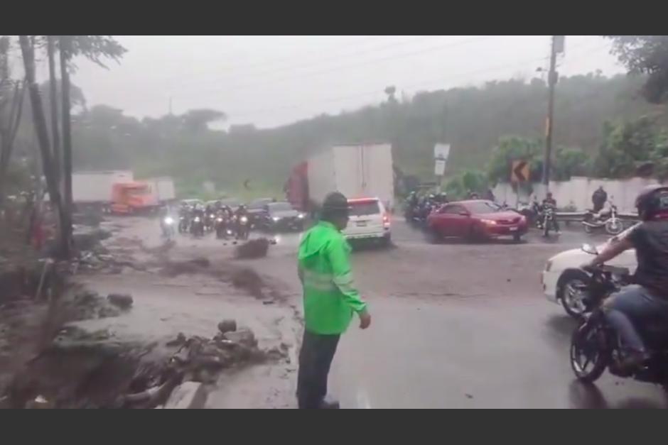 Nuevas inundaciones se registran en Palín, Escuintla. (Foto: captura de pantalla)