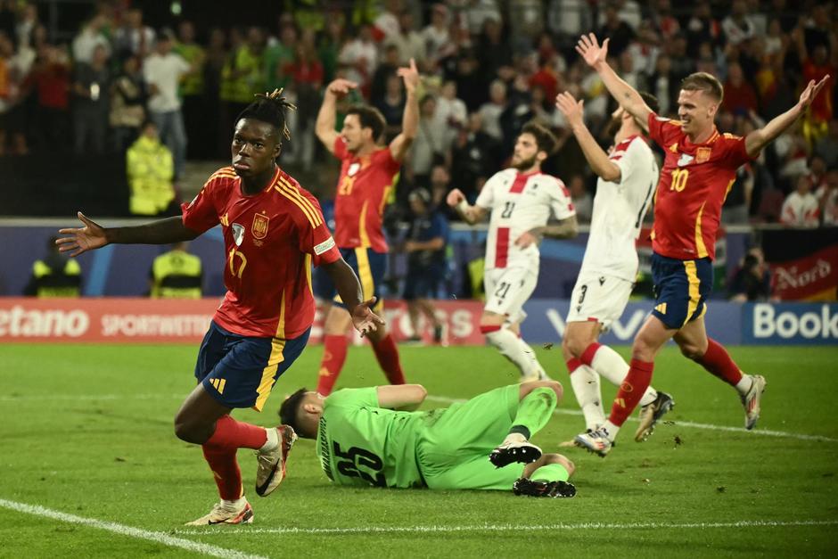 Cuatro anotadores distintos tuvo España en la eliminación de Georgia. (Foto: AFP)