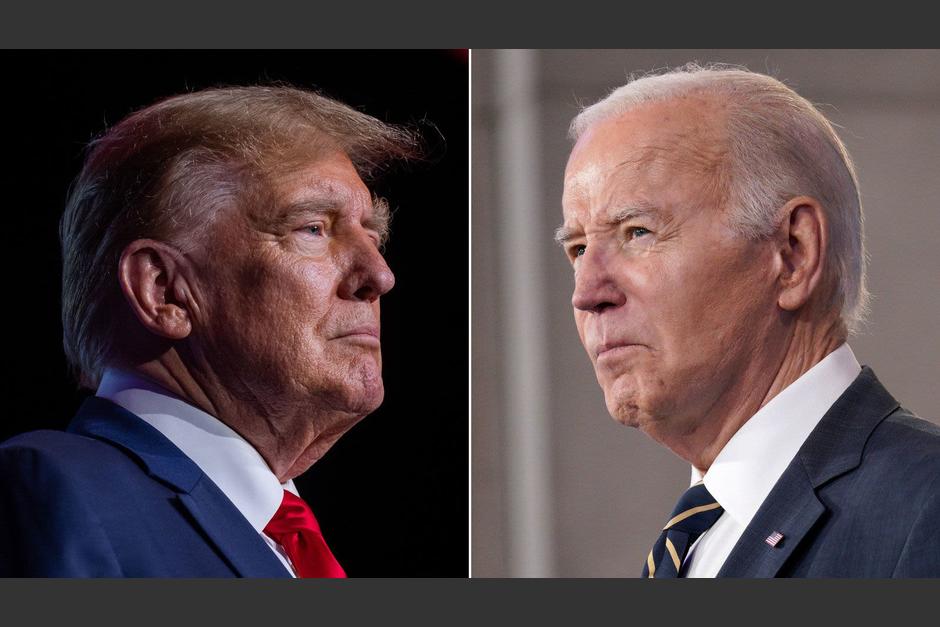 &nbsp;El expresidente Donald Trump y el&nbsp;presidente Joe Biden. (Foto: CNN)