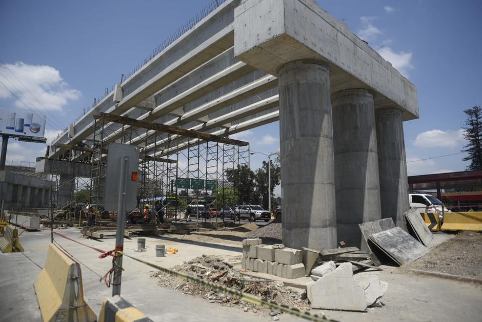 El paso a desnivel tendrá una longitud estimada de 402 metros. (Foto: Wilder López/Soy502)