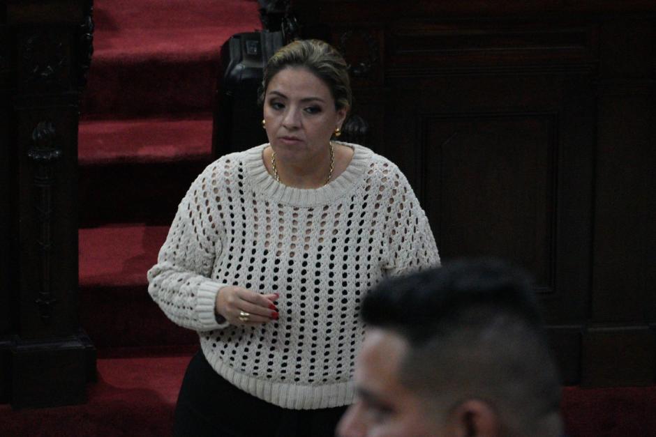 La diputada Sandra Jovel externó su molestia por la falta de quórum en las sesiones de interpelación. (Foto: Wilder López/Soy502)