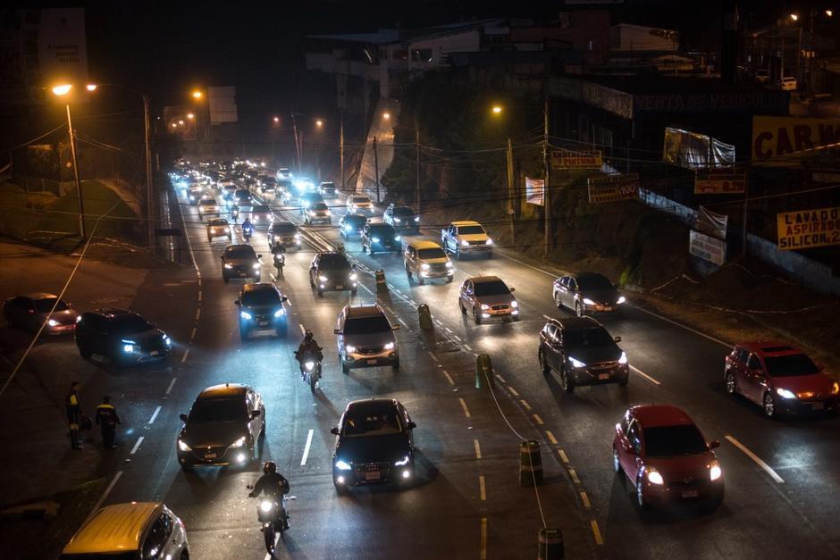 Autoridades de tránsito advierten a conductores que se movilicen por ciertos sectores de la ciudad este jueves. (Foto: archivo/Soy502)