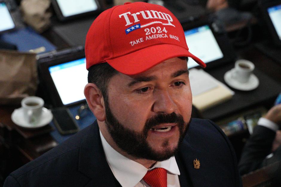 El diputado Héctor Aldana se dijo regocijado por la elección de Donald Trump como presidente de EE. UU. (Foto: Wilder López/Soy502)