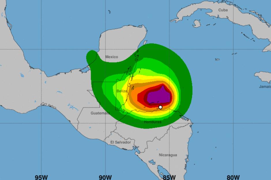 Se prevé que la tormenta alcance una&nbsp;velocidad del viento entre los 50 a 70 kilómetros por hora. (Foto: NOAA)