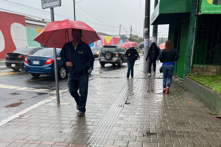 Las lluvias persistirán este lunes 18 de noviembre en la mayor parte del territorio nacional. (Foto: Fredy Hernández/Soy502)