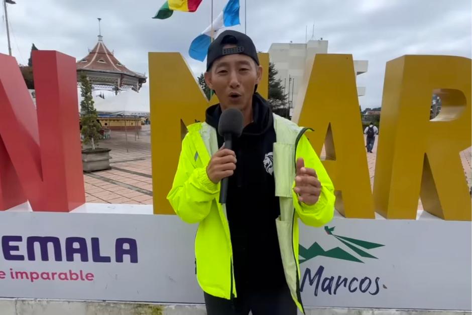 Además de documentar su travesía en Xela, Quetzaltenango, Fujiyama no perdió la oportunidad de explorar San Marcos.&nbsp;(Foto: captura de pantalla)