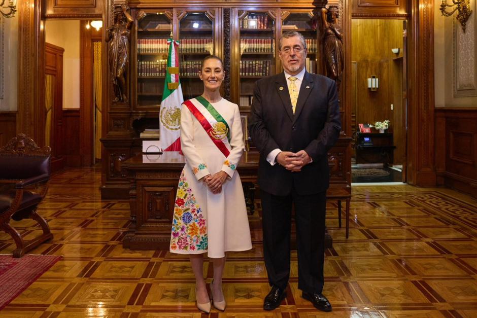 Claudia Sheinbaum asumió la presidencia de México, el presidente guatemalteco Bernardo Arévalo acudió a la Toma de Posesión. (Foto: X/Claudia Sheinbaum)