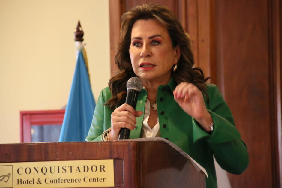 La UNE celebró su asamblea nacional y confirmó a Sandra Torres como secretaria ejecutiva del partido. (Foto: UNE)