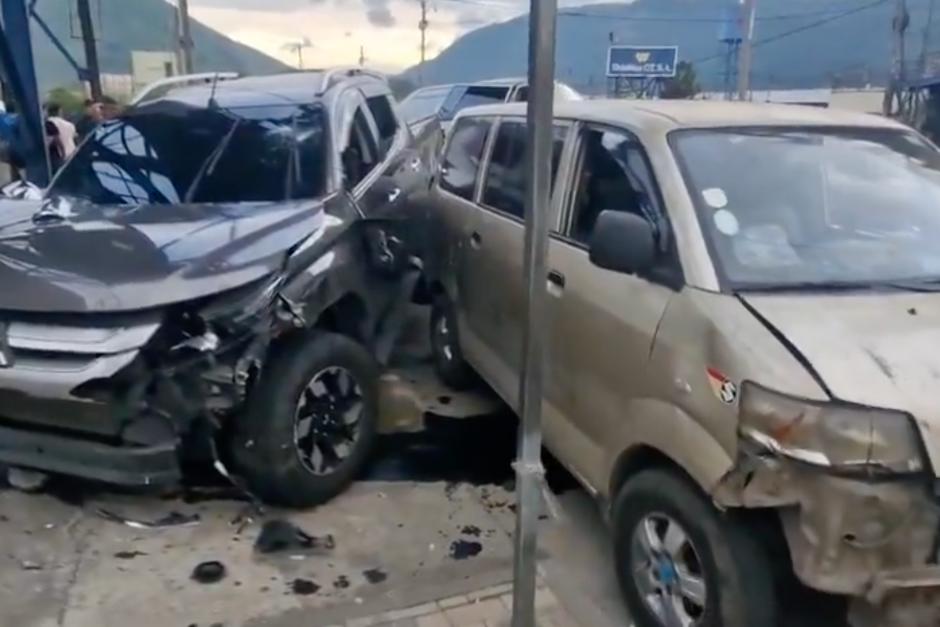 Conductor transmite en vivo después de protagonizar accidente de tránsito múltiple. (Foto: Provial)