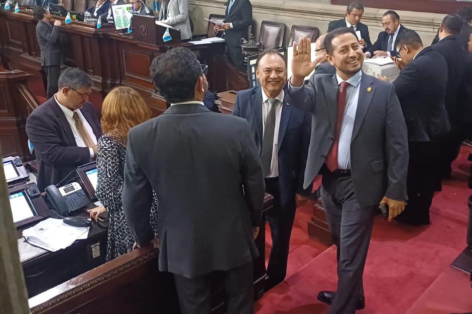 El presidente del Congreso, Nery Ramos, volvió a ese organismo, después de una semana de ausencia. (Foto: Karla Gutiérrez/Soy502)