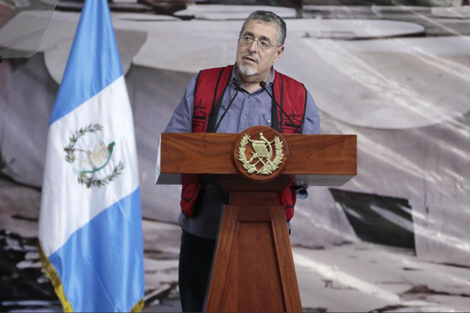 El presidente Bernardo Arévalo visitó la aldea Xexuxcap, en Nebaj, Quiché. (Foto: Presidencia)