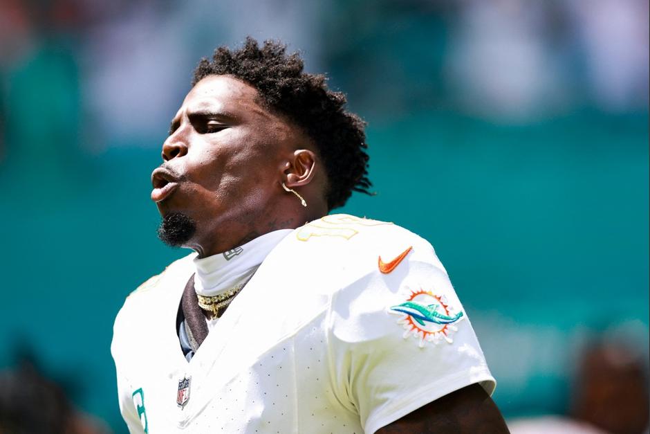 La estrella de los Miami Dolphins fue detenido a tan solo una cuadra del estadio Hard Rock (Foto: AFP)