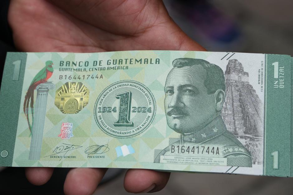 El billete conmemorativo de Q1 no está a la venta, asegura el Banguat. (Foto: Wilder López/Soy502)&nbsp;