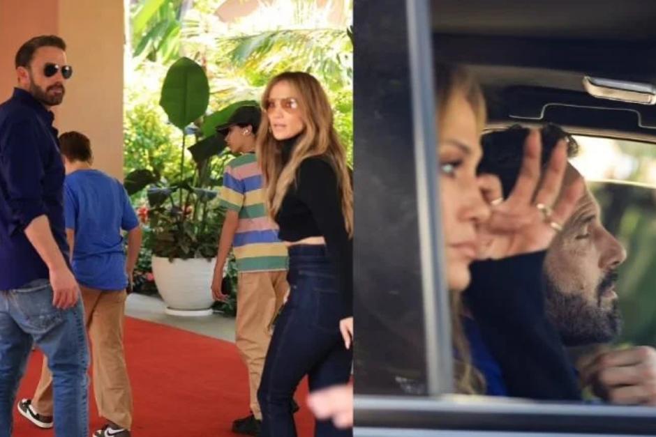 Jennifer Lopez y Ben Affleck fueron vistos besándose y tomados de la mano durante un brunch familiar en el Beverly Hills Hotel este sábado. (Foto: Récord)