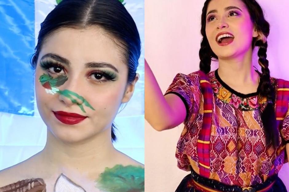 Alexmi Díaz se une al trend en honor a Guatemala, checa el video. (Fotos: TikTok)