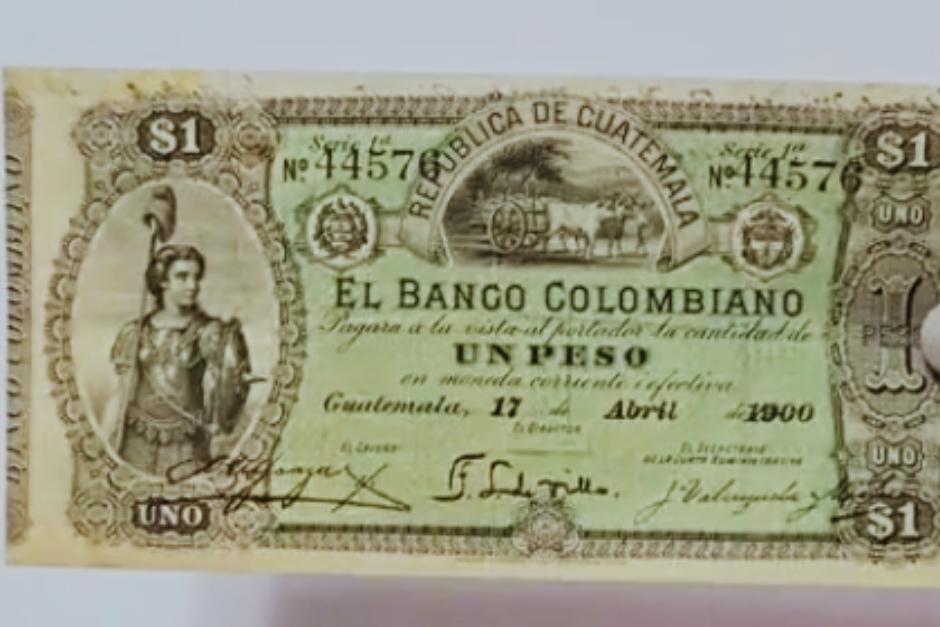 El coleccionista Daniel Rivera mostró el curioso detalle en billetes antiguos de Guatemala que muy pocas personas vieron. (Foto: TikTok/Daniel Rivera Castillo)