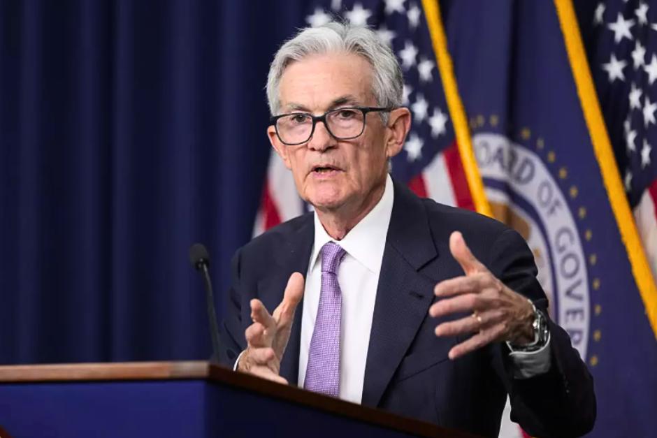 El presidente de la Reserva Federal de Estados Unidos Jerome Powell en conferencia de prensa en la sede de la institución en Washington, el 18 de septiembre del 2024.&nbsp;(Foto: Redes Sociales)