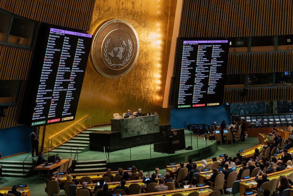 En la votación para poner fin a la presencia de Israel en el territorio palestino ocupado, Guatemala se abstuvo. (Foto: Archivo/Soy502)