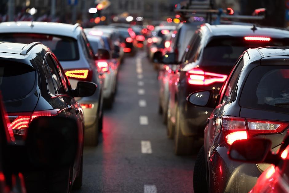 Los ingresos a la ciudad se saturan los días hábiles por lo regular a partir de las 6 de la mañana. (Foto: Archivo/Soy502)