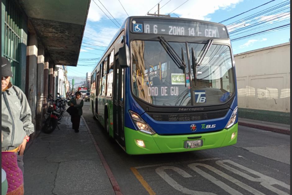 Conoce los detalles de la ruta recién implementada del servicio TuBus. (Foto: archivo/Soy502)