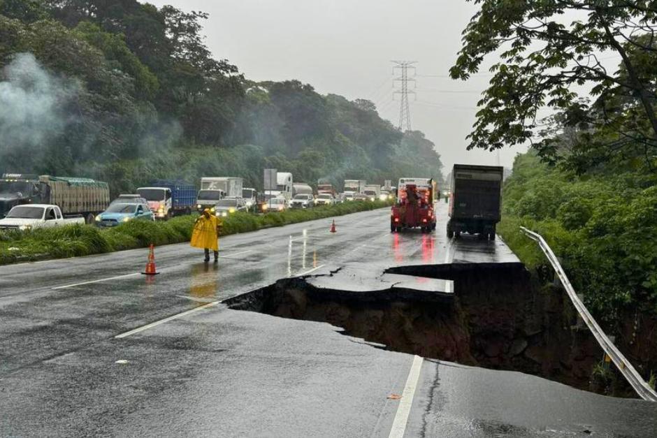 Estas empresas realizarán trabajos en la autopista Palín-Escuintla según el CIV. (Foto ilustrativa: Archivo/Conred)