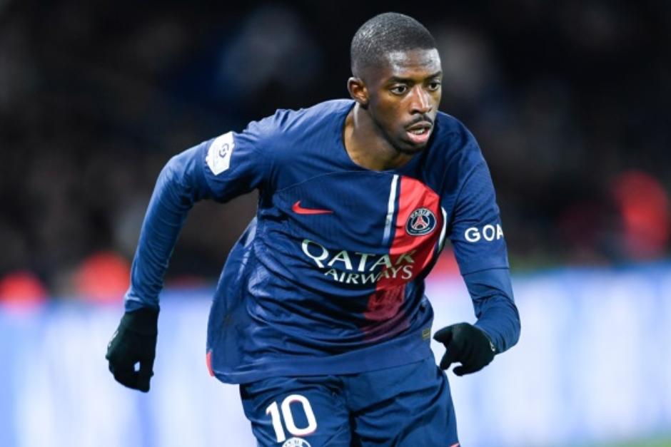 Dembélé durante un partido del PSG en el Parque de los Príncipes. (Foto: Shutterstock)