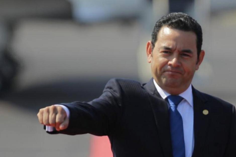 En las semanas recientes, Jimmy Morales ha hablado sobre supuestos acercamientos con el gobierno entrante de EE.UU. (Foto: Archivo/Soy502)