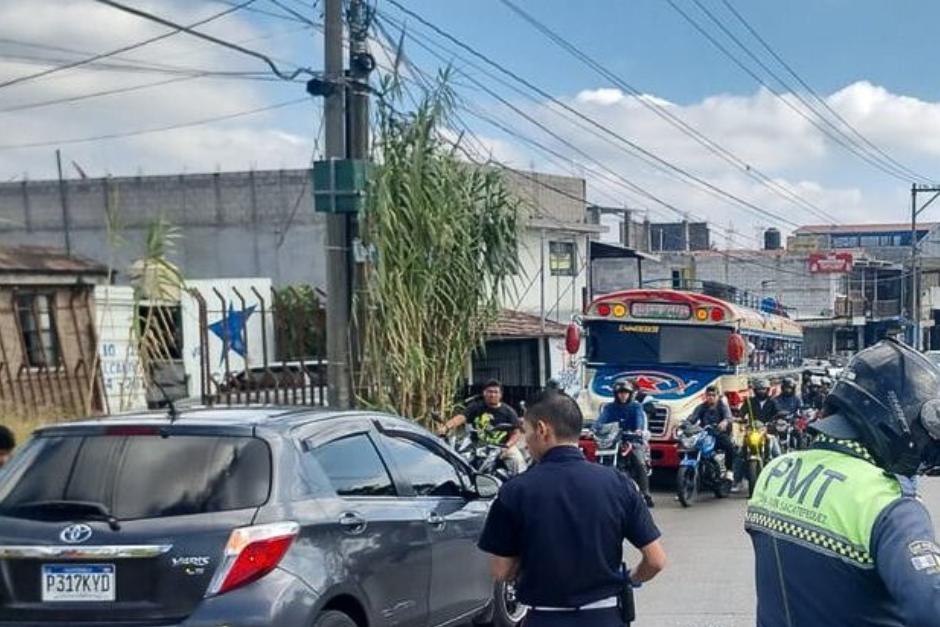 El tránsito podría verse afectado nuevamente este martes, debido a un percance vial en el que falleció una persona. (Foto: Tránsito Mixco)