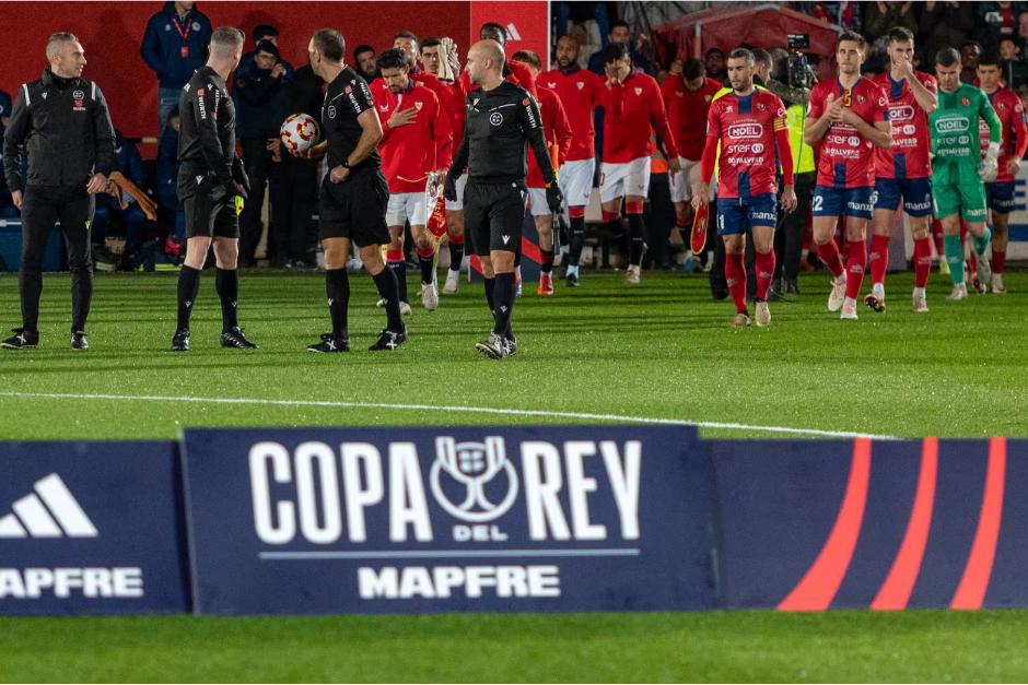 Hoy, 8 de enero, el salón de actos Luis Aragonés en Madrid ha sido el escenario del esperado sorteo. (Foto:&nbsp;Copa del Rey 2024-2025&nbsp;/&nbsp;NurPhoto)