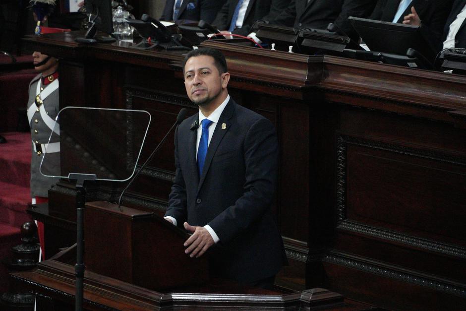 Nery Ramos se convirtió en el octavo diputado en ser reelecto com presidente del Congreso, durante la era democrática del país. (Foto: Wilder López/Soy502)