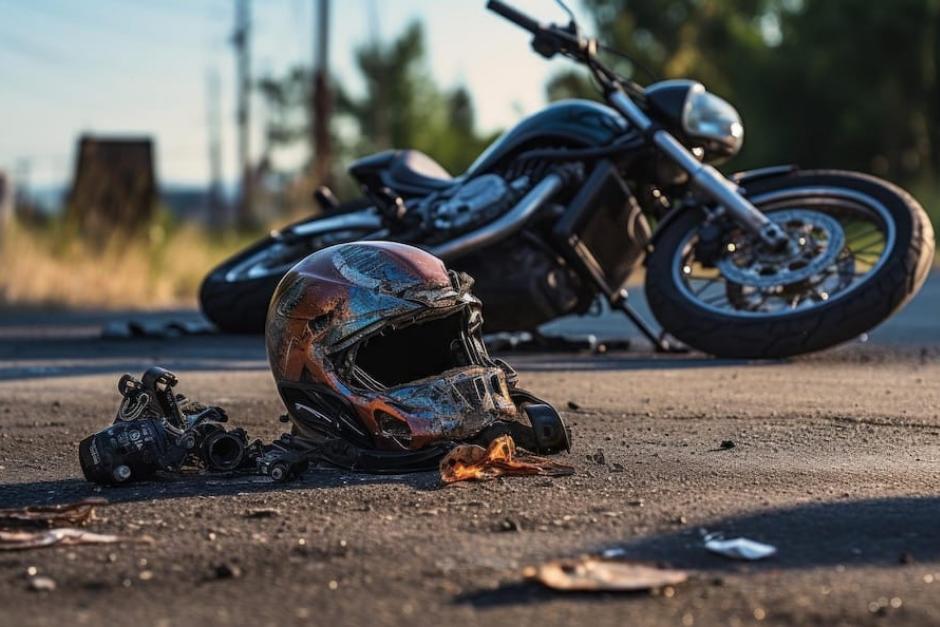 Conductor de motocicleta perdió la vida tras colisión y su cuerpo quedó tendido sobre el arriate. (Imagen ilustrativa: Pixabay)