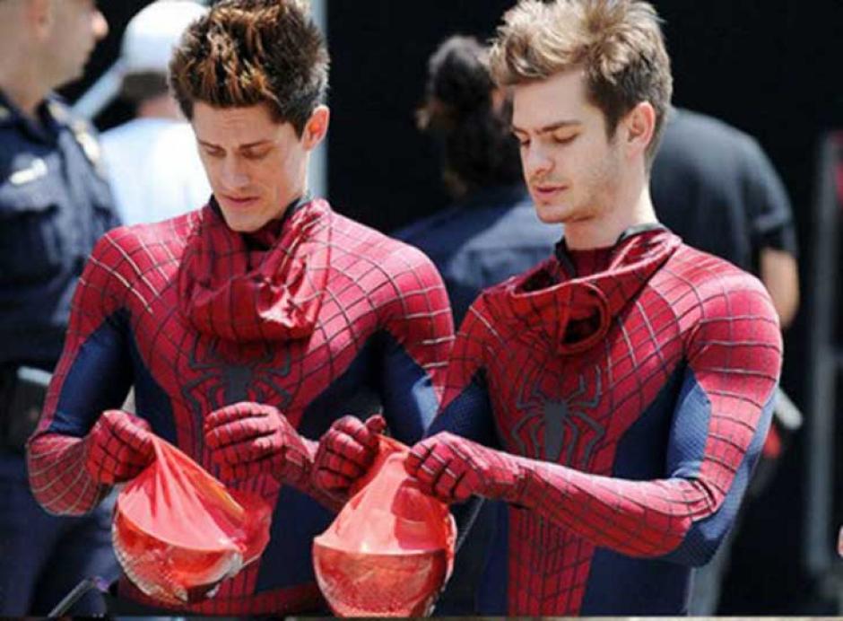 Andrew Garfield en “El sorprendente hombre araña”.