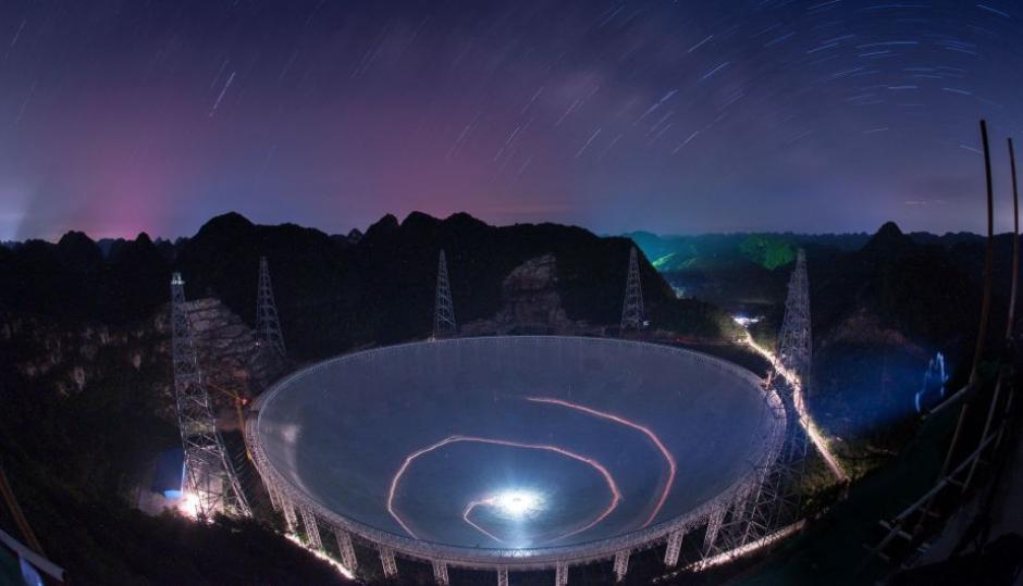 El telescopio que se construye en China abarca el espacio de 30 estadios de fútbol. (Foto: peru21.com)