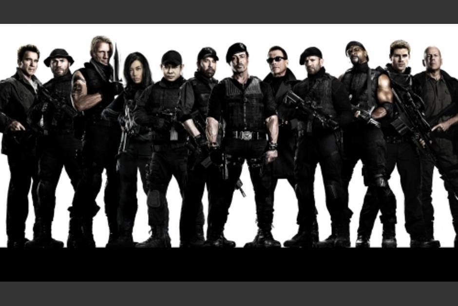 El reparto de 'Los Mercenarios 3'.