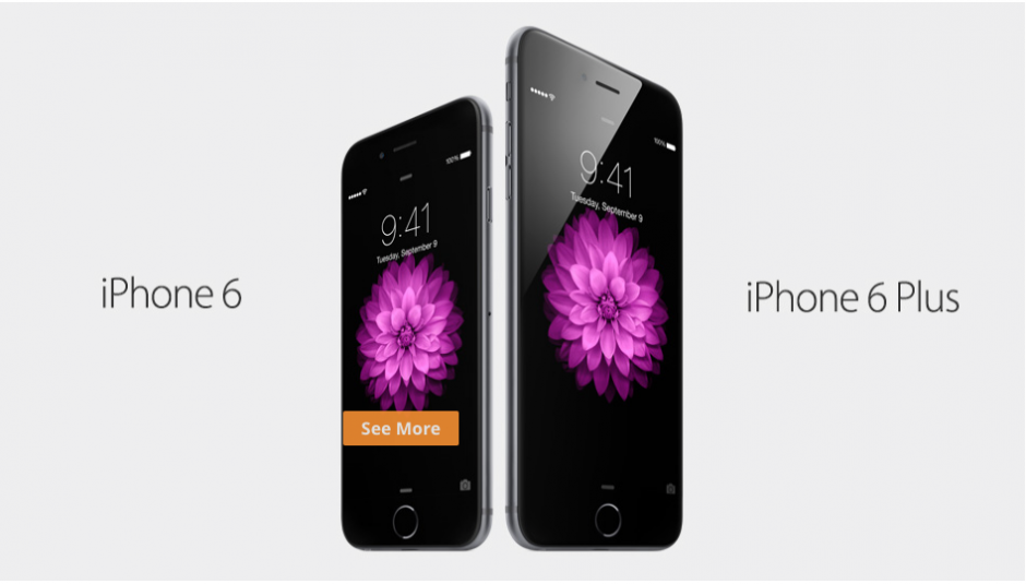 Los dos nuevos productos estrella de Apple: iPhone6 y iPhone6 Plus. (Foto: Apple)