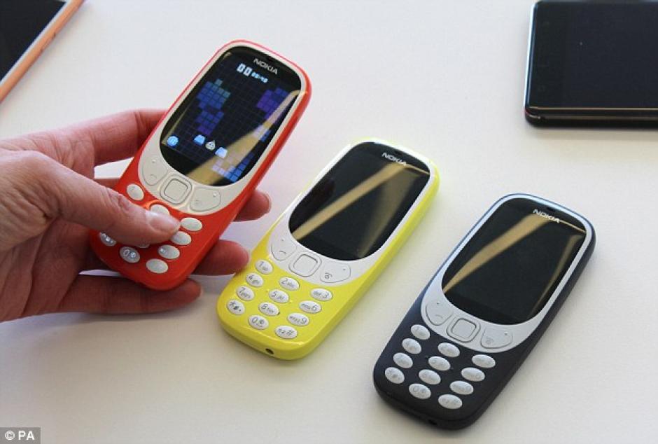 El nuevo Nokia 3310 salió finalmente al mercado. (Foto: Dailymail) 