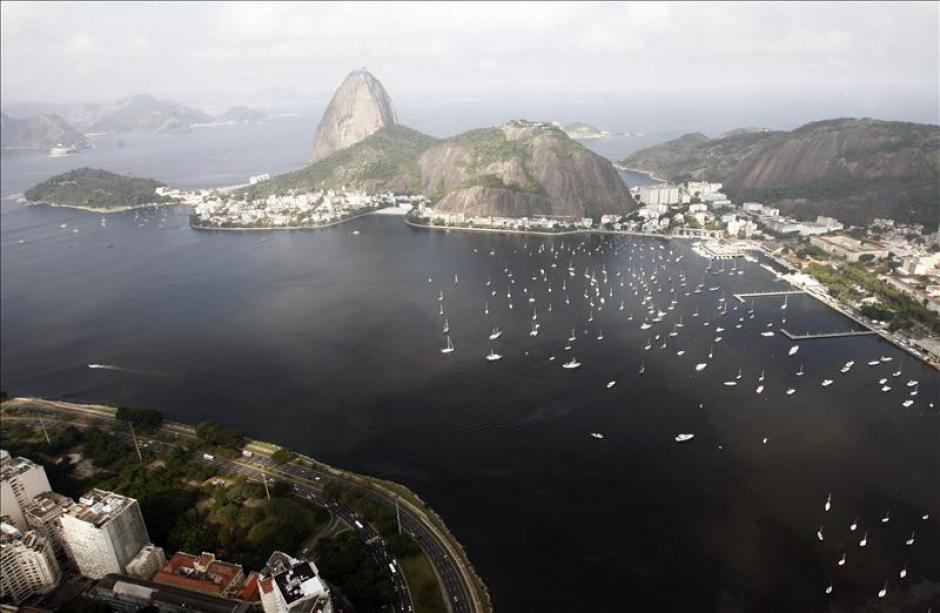 Vista panorámica del cerro del Pan de Azúcar, en Río de Janeiro (Brasil). (Foto: EFE)