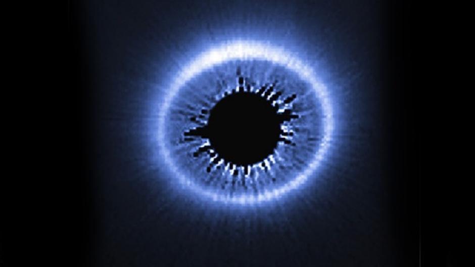 Imagen impactante&nbsp; del "ojo en el cielo" que muestra como se formó la luna y los planetas. (Foto: NASA)