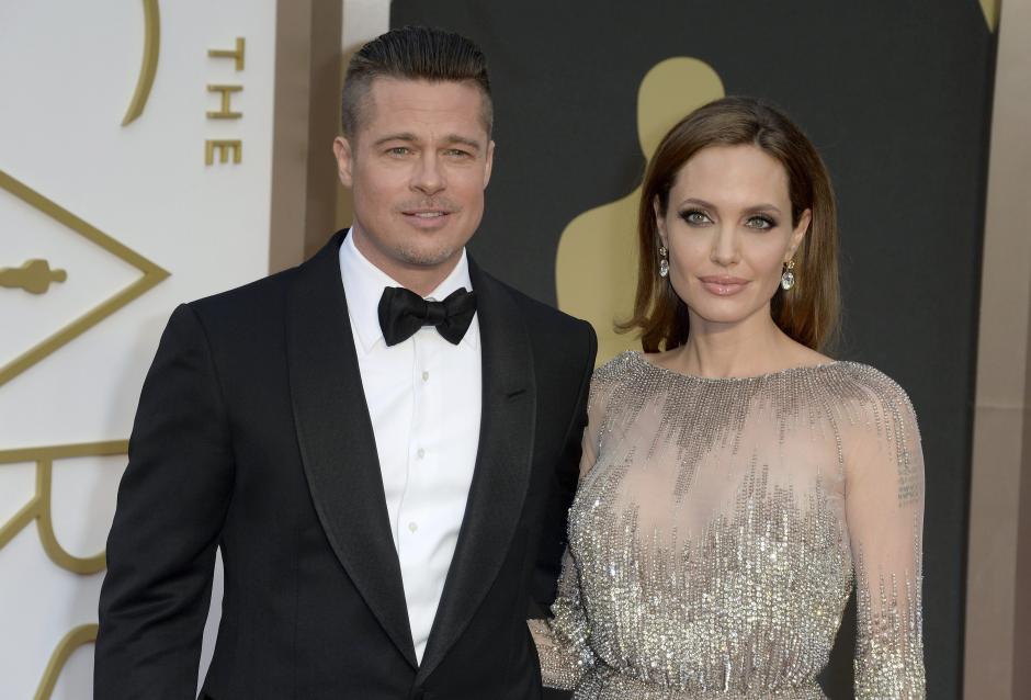 Los actores estadounidenses y pareja sentimental Angelina Jolie y Brad Pitt llegan a la 86 edición de los Premios de la Academia en Hollywood, California, Estados Unidos. (Foto: EFE/Archivo)
