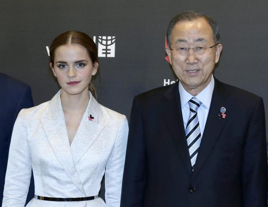 La actriz británica Emma Watson, embajadora de Buena Voluntad de ONU Mujeres, hizo un llamado a los hombres de todo el mundo para que se sumen a los esfuerzos de promover la igualdad de género. (Foto: EFE)